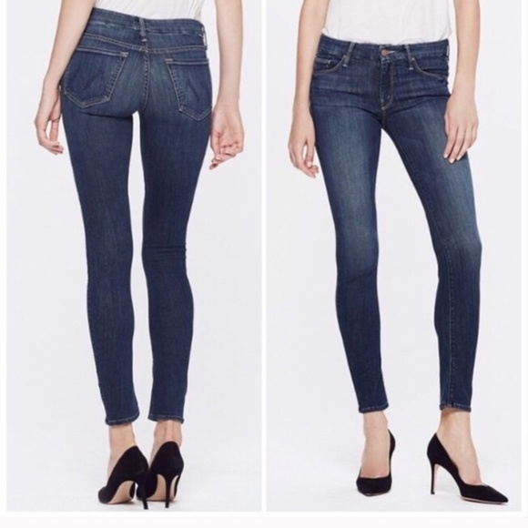 MOTHER Denim - MOTHER The Looker Blue Jeans in Joyride